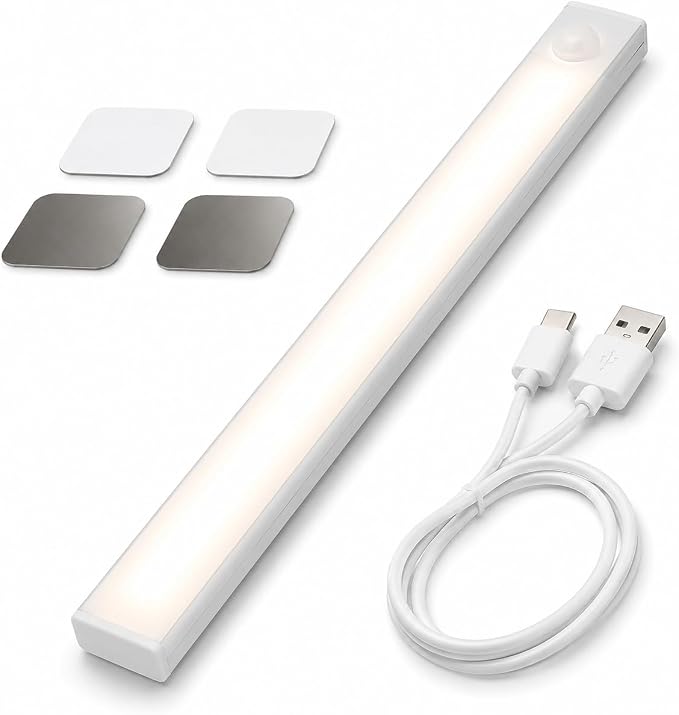 Luminária LED com sensor de presença · 30 cm